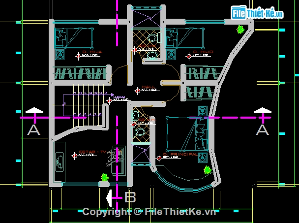 cad nhà,chi tiết,chi tiết nhà ở